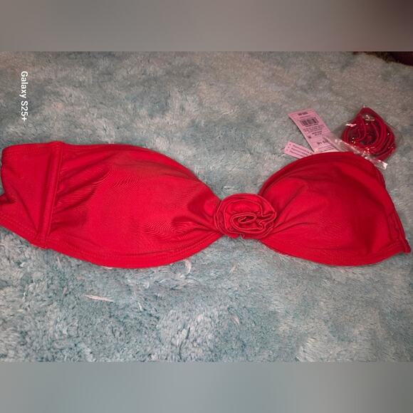 Wild Fable Vibrant Red Bikini Top - Picture 1 of 4